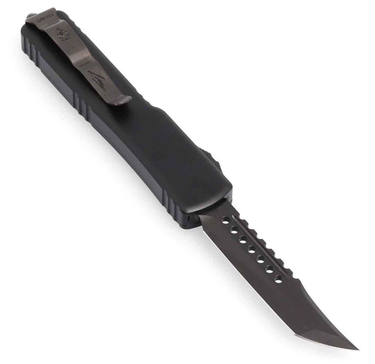 Microtech 419-1DLCTSH UTX-70 HH DLC Shadow Engraved - Image 2