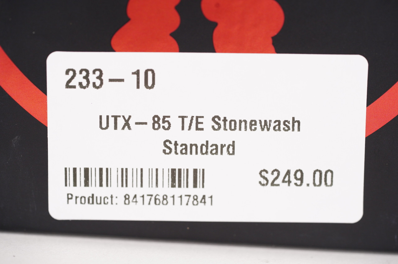 Microtech 233-10 UTX-85 Stonewashed Tanto, Black Handles - Image 3