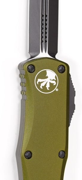 Microtech 702-1OD Hera Black Double Edge, OD Green Handle