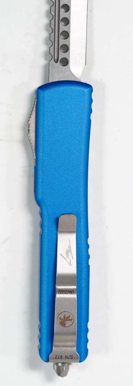Microtech 419-10BLS UTX-70 Hellhound Blue Handle - Image 6