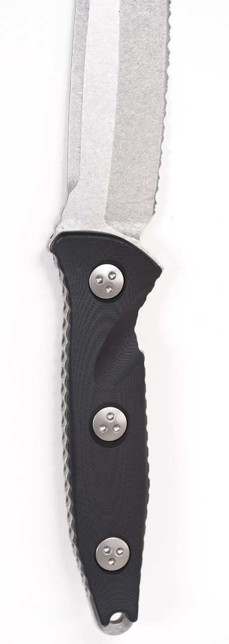 Microtech 114-12 Socom Alpha Stonewash, G10 Handles - Image 4