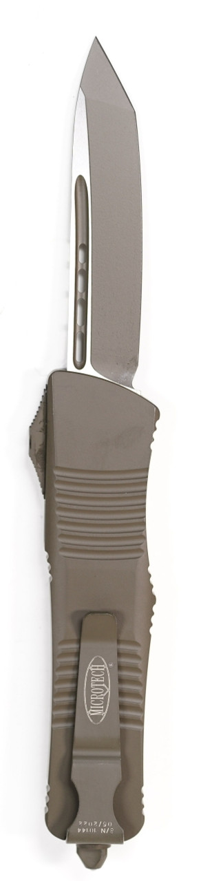 Microtech 140-1COD Troodon Tanto, Cerakote OD Green Handles - Image 2