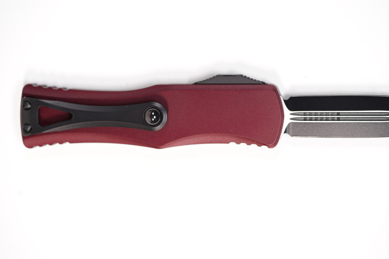 Microtech 702-1MR Hera Black Double, Merlot Handle - Image 3