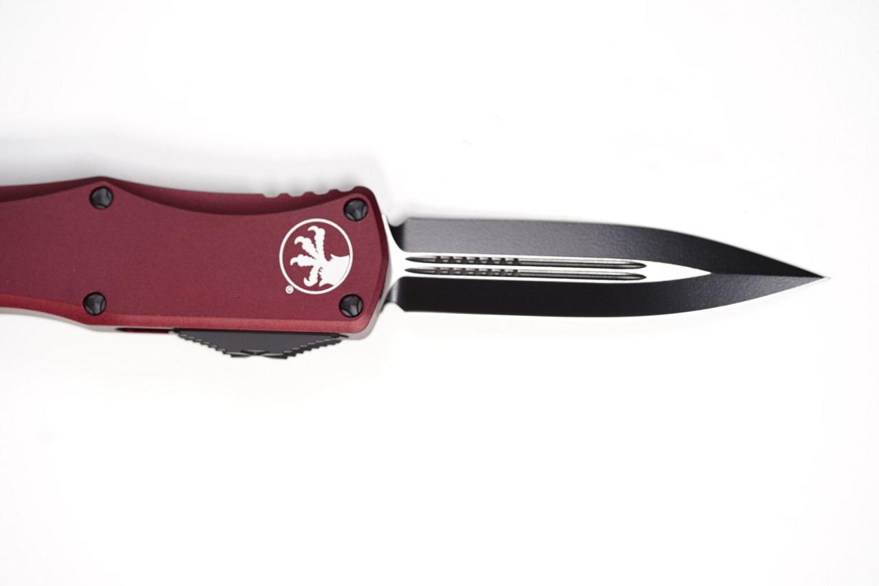 Microtech 702-1MR Hera Black Double, Merlot Handle - Image 4