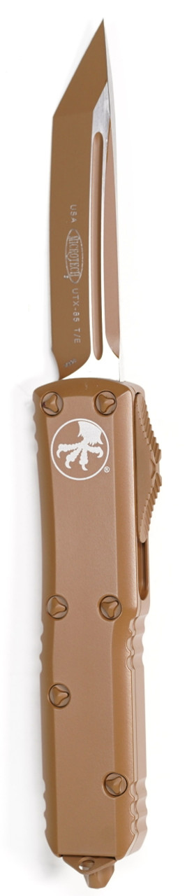 Microtech 233-1CTA UTX-85 Cerakote STD Tanto, Cerakote Tan
