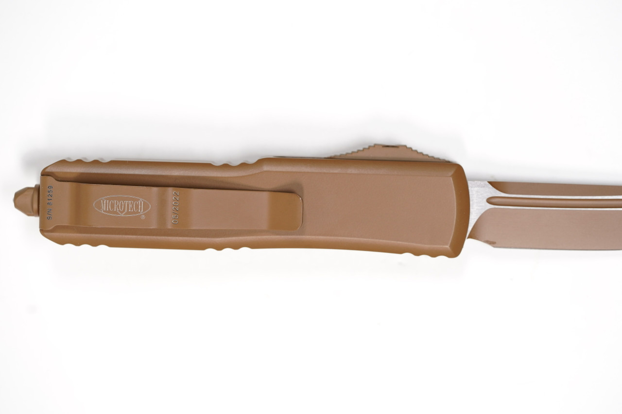 Microtech 233-1CTA UTX-85 Cerakote STD Tanto, Cerakote Tan - Image 4