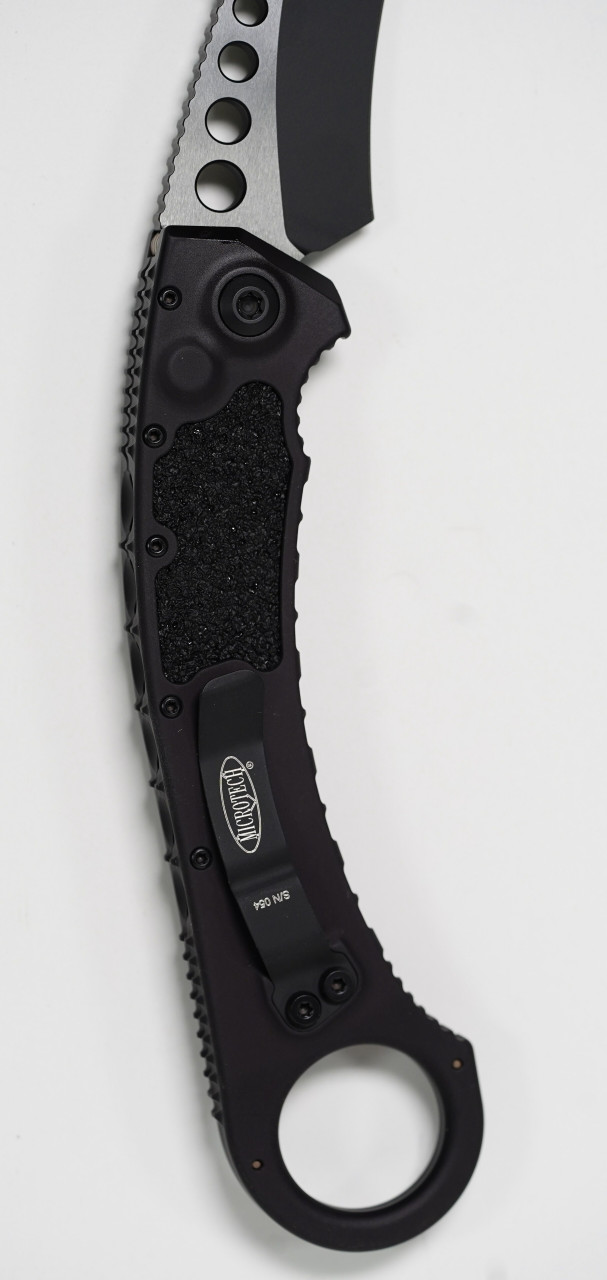 Microtech 266-1T Hawk Karambit Black Blade, Black Handle - Image 4