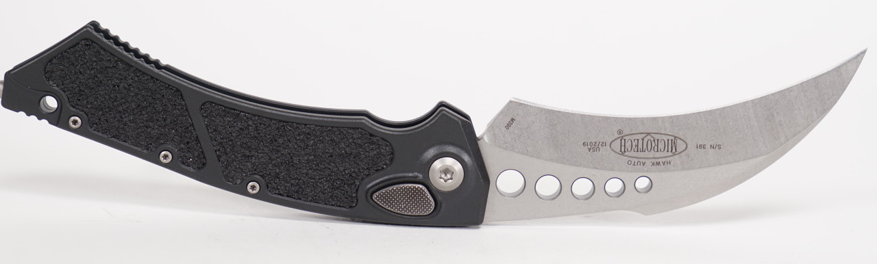 Microtech 166-10 Proof Run Hawk Stonewashed Karambit - Image 2
