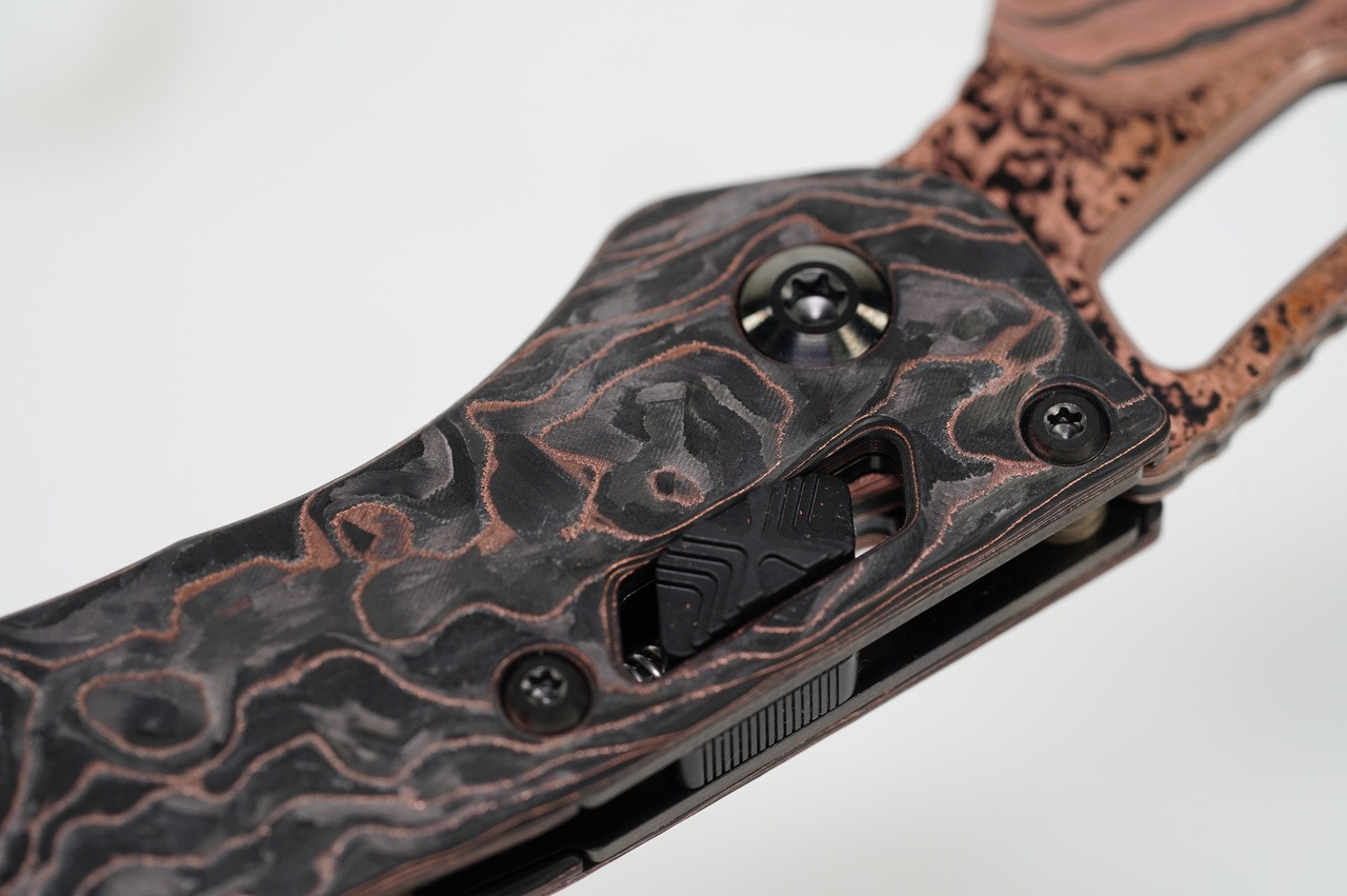 Microtech 169RL-16MS1 Stitch Baker Forge Damascus - Image 12