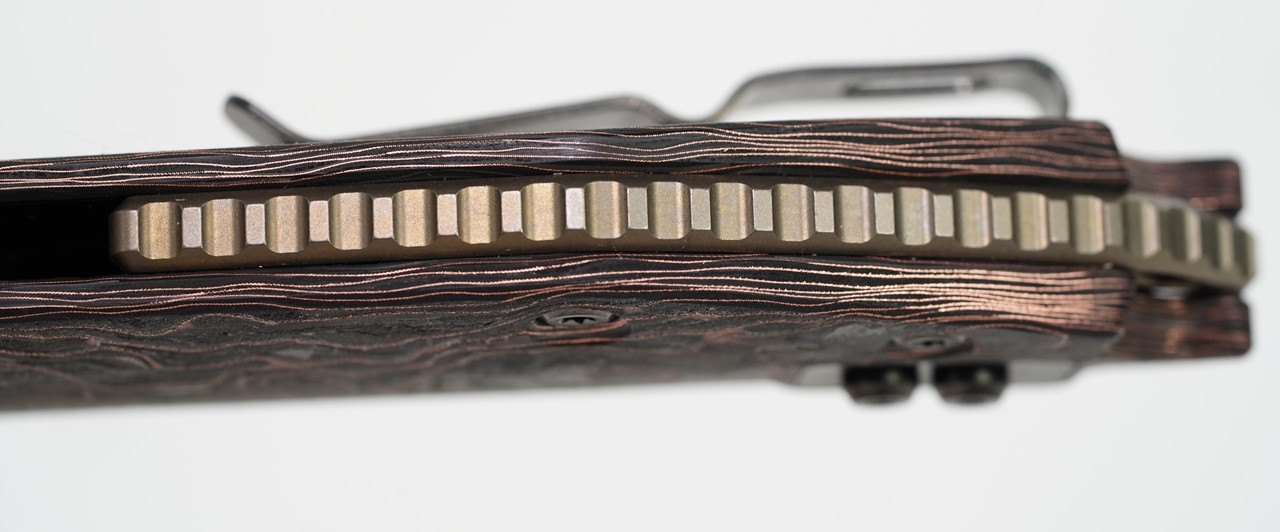 Microtech 169RL-16MS1 Stitch Baker Forge Damascus - Image 5