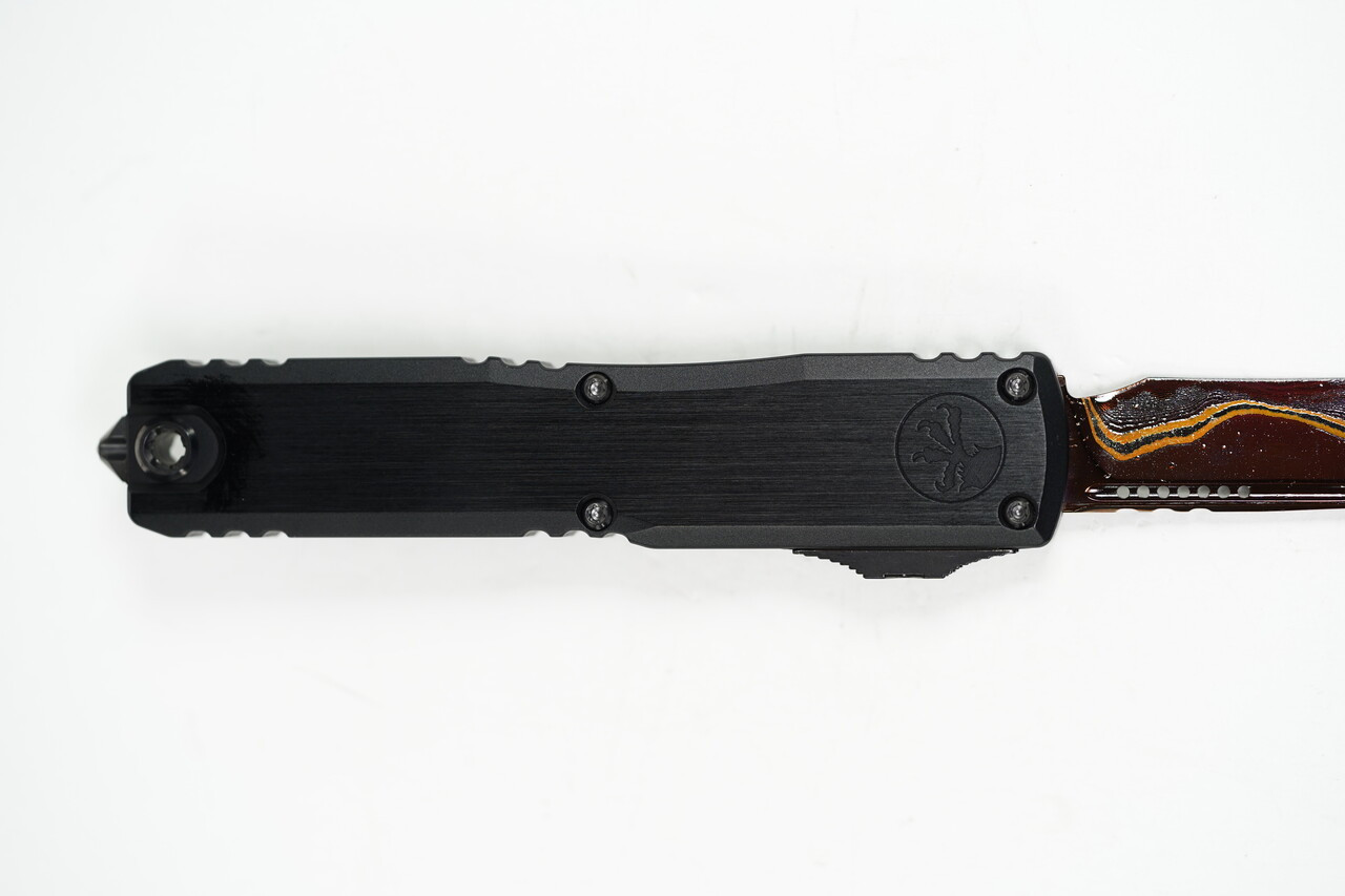 Microtech Ultratech GEN III Blued Coppermai Damascus - Image 2
