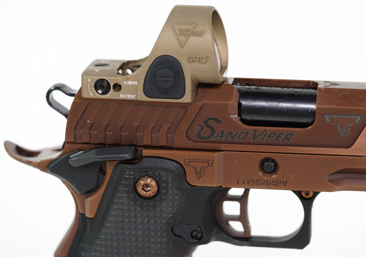 Taran Tactical Sand Viper SOLID w/ SRO Limited 9mm - Image 5