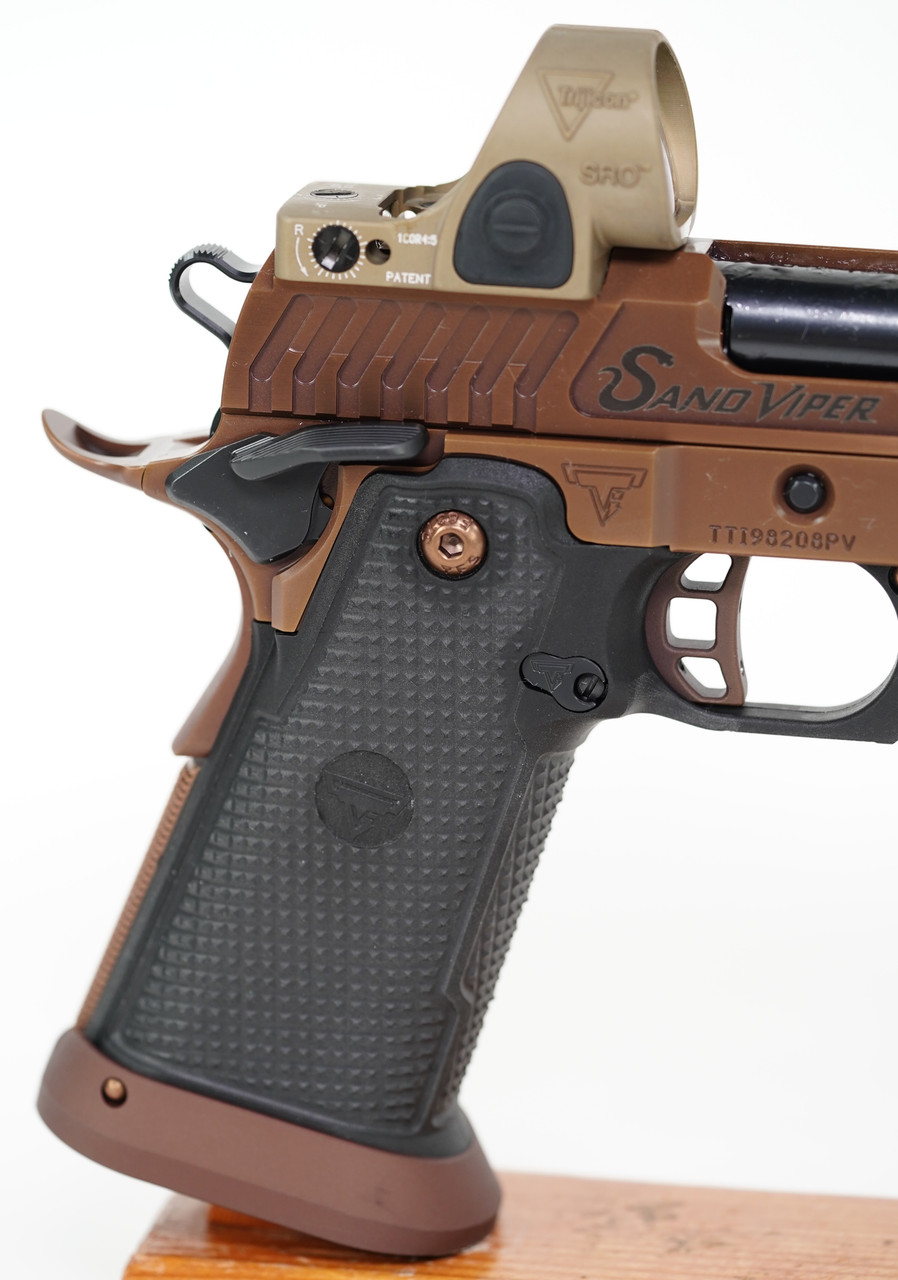 Taran Tactical Sand Viper SOLID w/ SRO Limited 9mm - Image 6