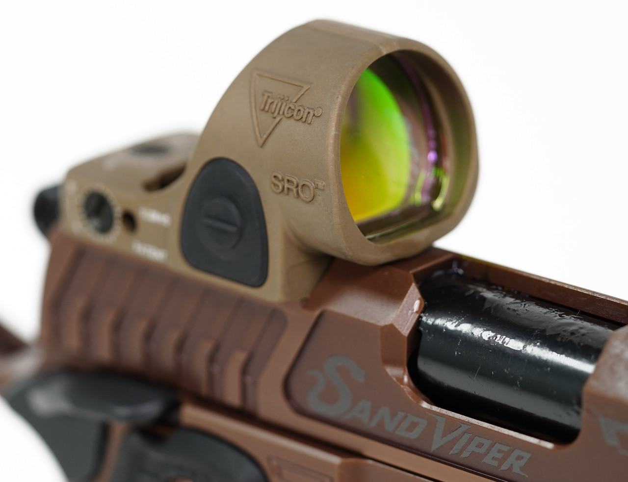 Taran Tactical Sand Viper SOLID w/ SRO Limited 9mm - Image 7