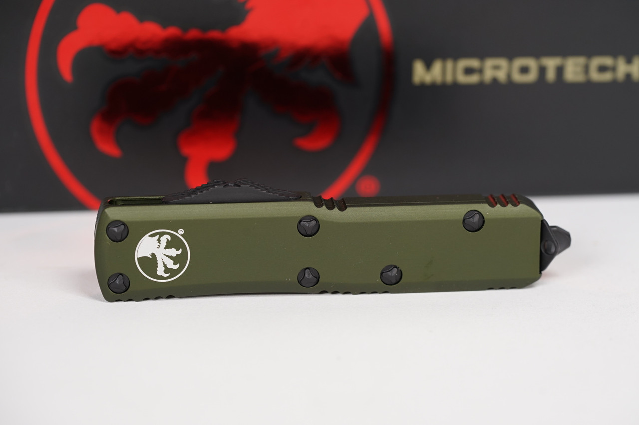 Microtech 233-2OD UTX-85 BLK Tanto Combo, OD GRN Handles