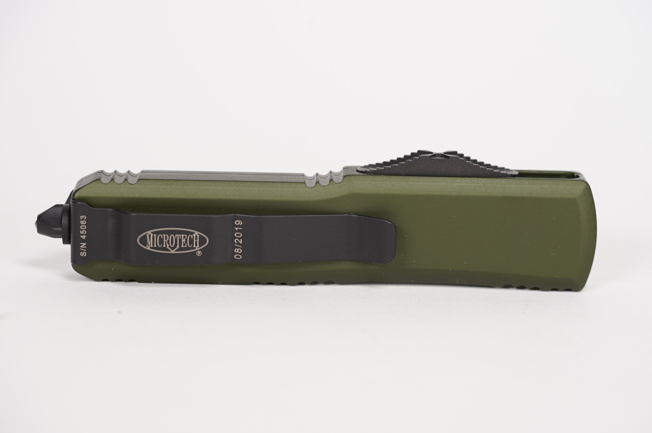 Microtech 233-2OD UTX-85 BLK Tanto Combo, OD GRN Handles - Image 3