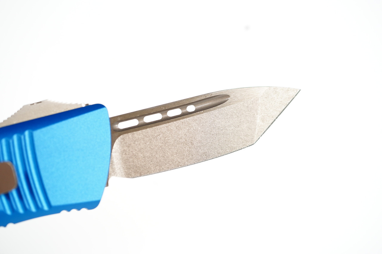 Microtech 240-13BL Mini Troodon T/E Bronze Blue - Image 6