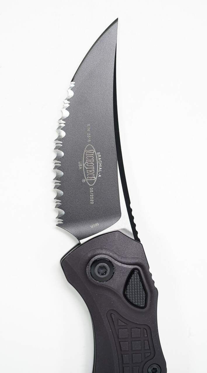 Microtech 268A-3T Bastinelli Brachial Black Tactical F/S - Image 6