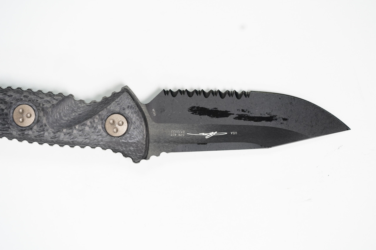 Microtech 113M-2DLCCFS SOCOM Alpha Mini, Carbon Fiber Handle - Image 6
