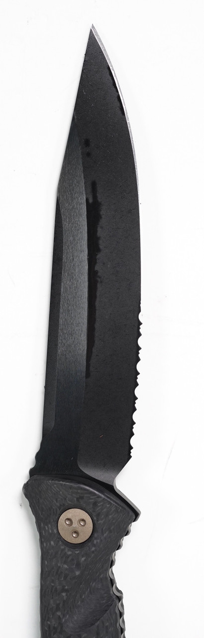 Microtech 113-2DLCCFS SOCOM Alpha Black, Carbon Fiber Handle - Image 4