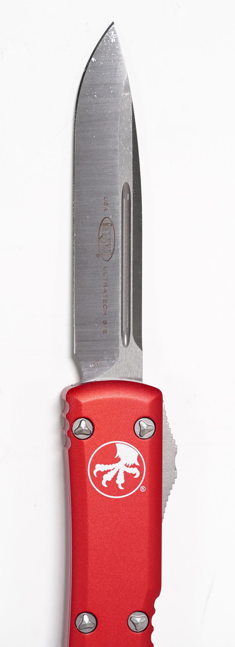 Microtech 121-4RD Ultratech Satin, Red Handles - Image 4