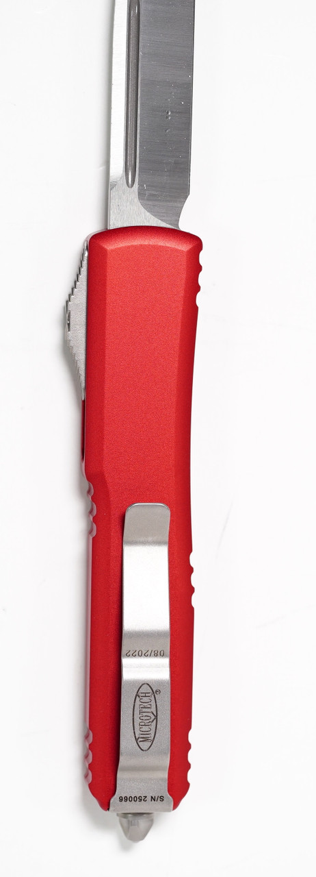 Microtech 121-4RD Ultratech Satin, Red Handles - Image 5