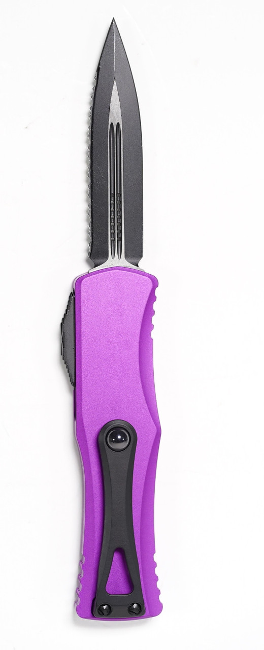 Microtech 702-3VI Hera Black P/S, Violet Handles - Image 5