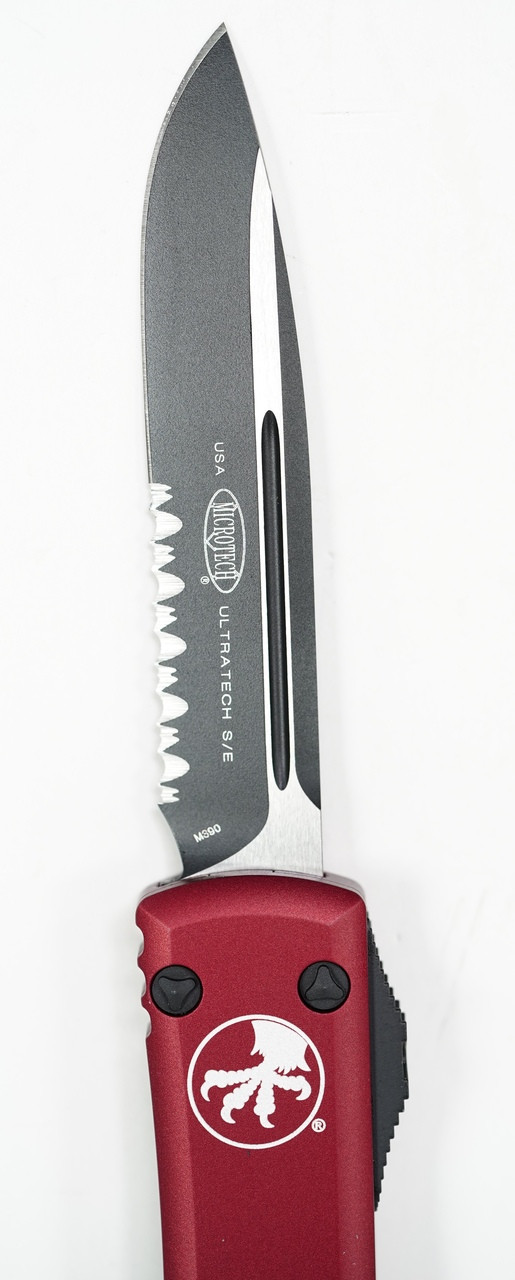 Microtech 121-2MR Ultratech D/E Full Serration Red - Image 3