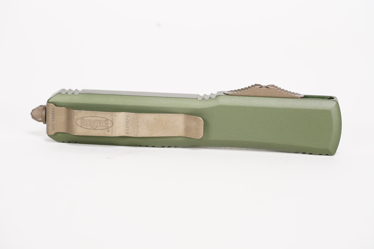 Microtech 121-13APOD Ultratech Apocalyptic, OD Green Handles - Image 5