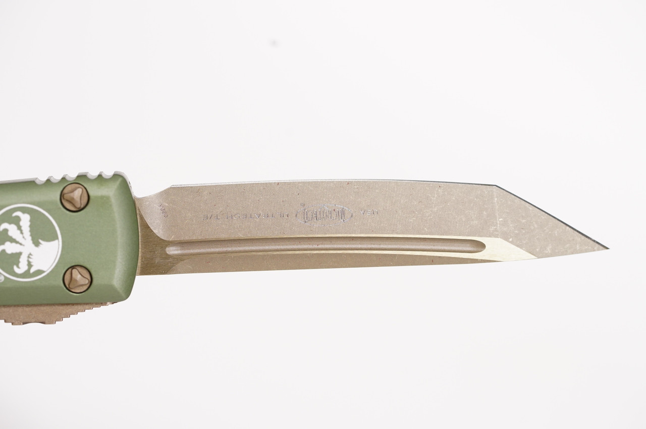 Microtech 121-13APOD Ultratech Apocalyptic, OD Green Handles - Image 6
