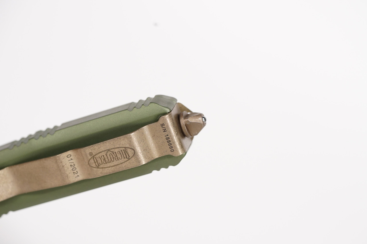Microtech 121-13APOD Ultratech Apocalyptic, OD Green Handles - Image 7