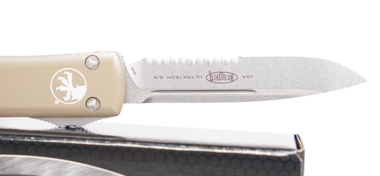 Microtech 121-11TA Ultratech Stonewashed, Tan Handle - Image 3