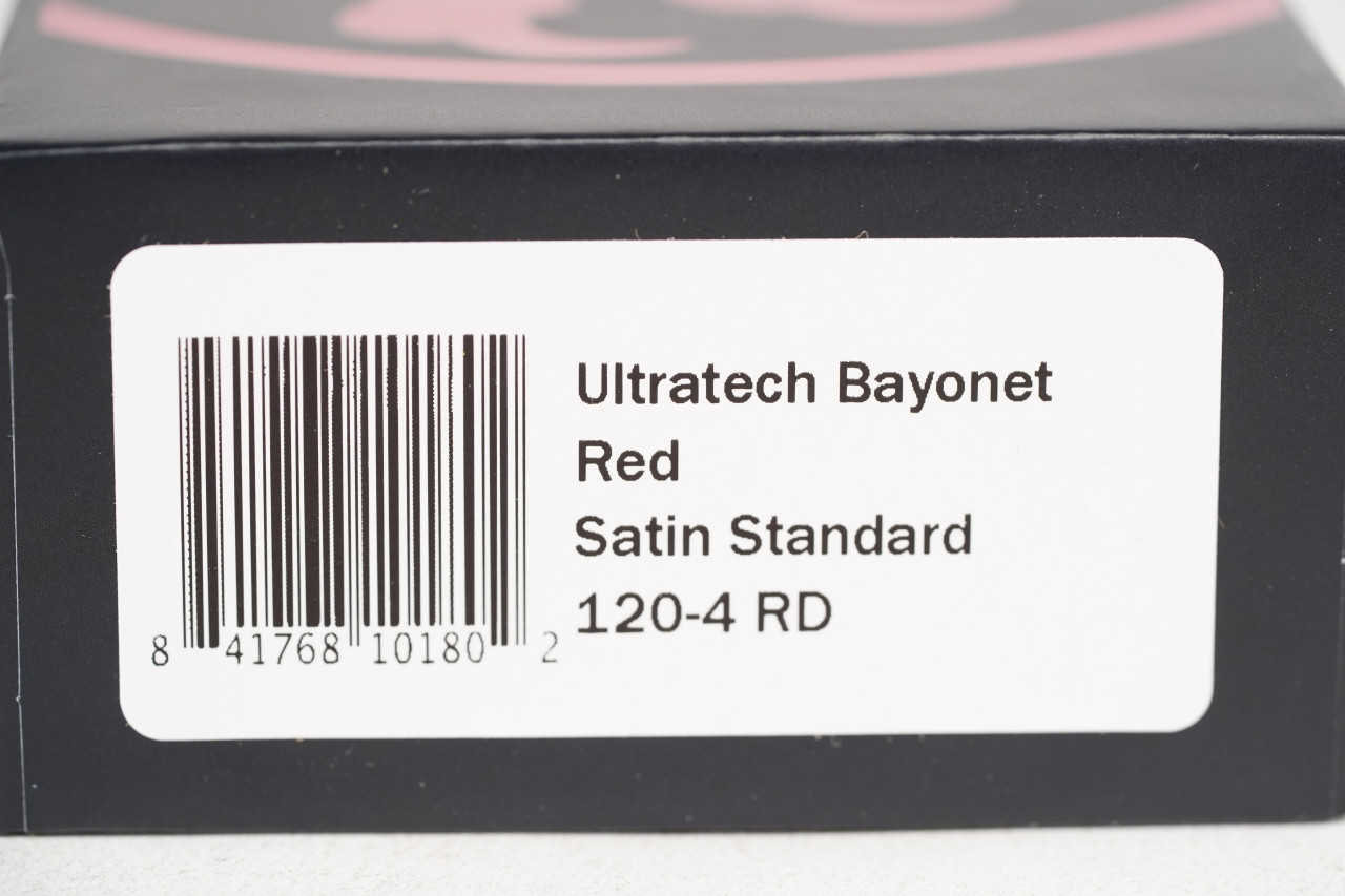 Microtech 120-4RD Ultratech Satin, RED Aluminum Handles - Image 5