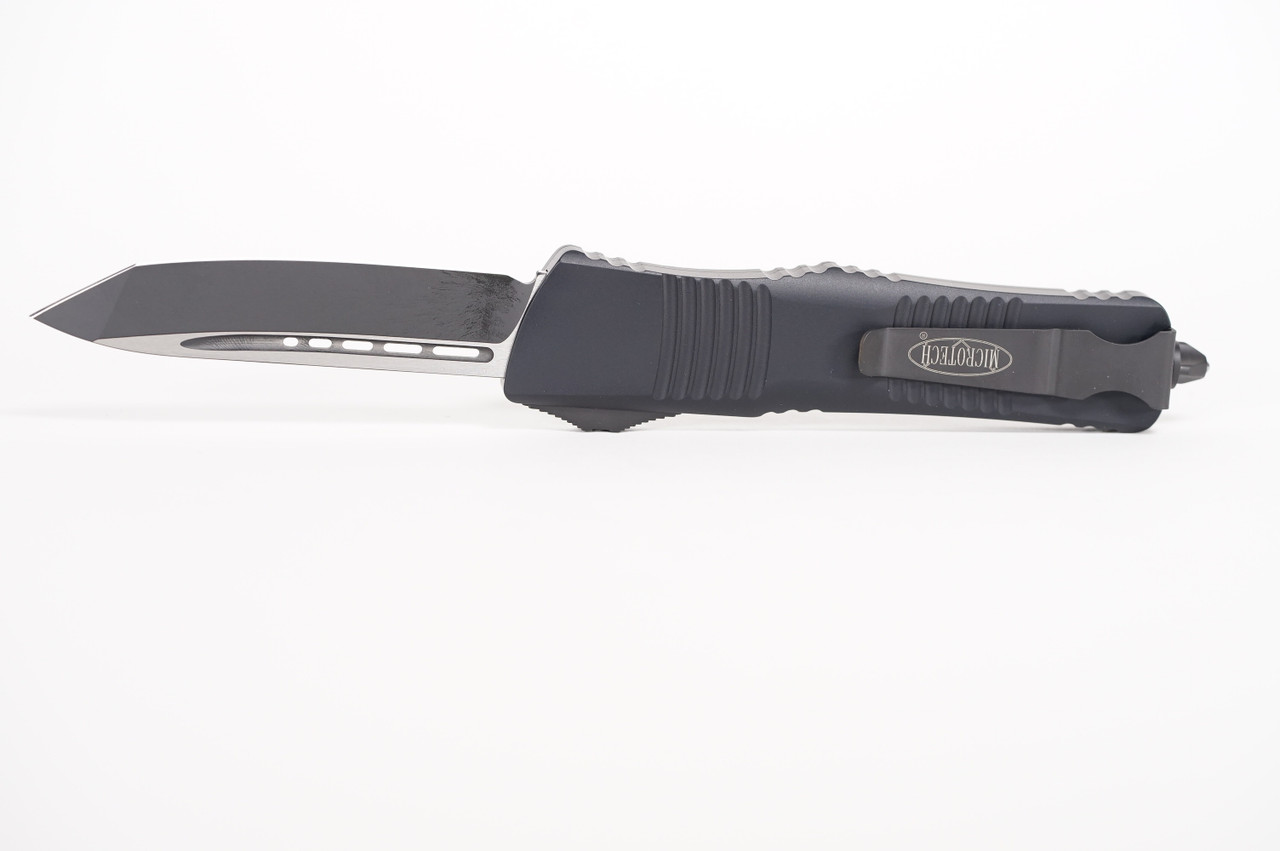 Microtech 144-1T Combat Troodon Black Tanto, Black Handles - Image 3