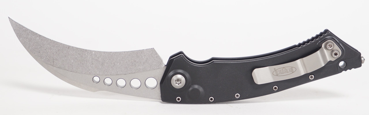 Microtech 166S-10 Hawk Stonewashed Karambit - Image 2