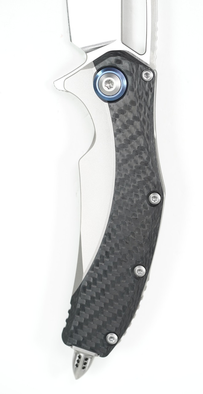 Microtech 165C-4CFTI Matrix Hand Rubbed Satin w/Carbon Fiber - Image 4