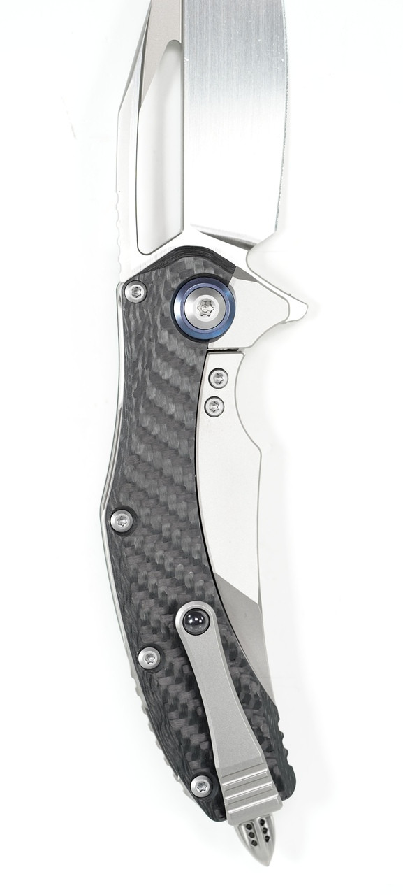 Microtech 165C-4CFTI Matrix Hand Rubbed Satin w/Carbon Fiber - Image 5