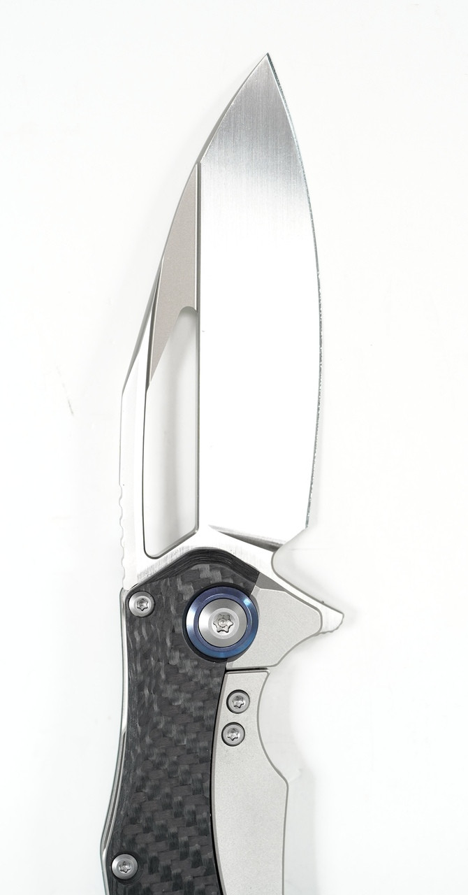 Microtech 165C-4CFTI Matrix Hand Rubbed Satin w/Carbon Fiber - Image 6