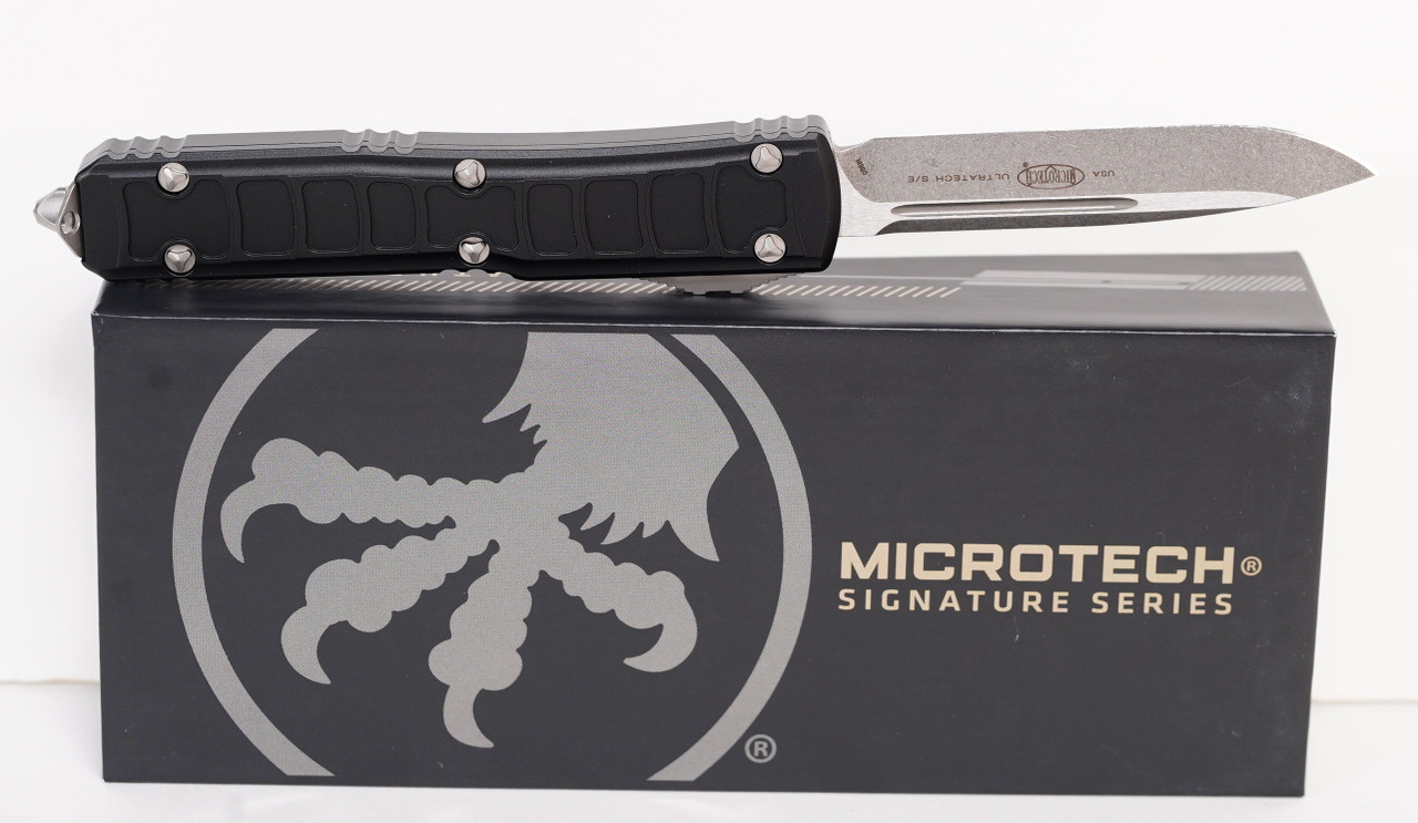 Microtech 121II-10S Signature Series Ultratech II Stonewash