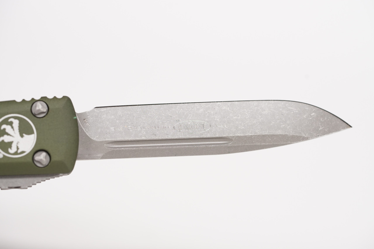 Microtech 121-10APOD Ultratech Apocalyptic, OD Green Handles - Image 6