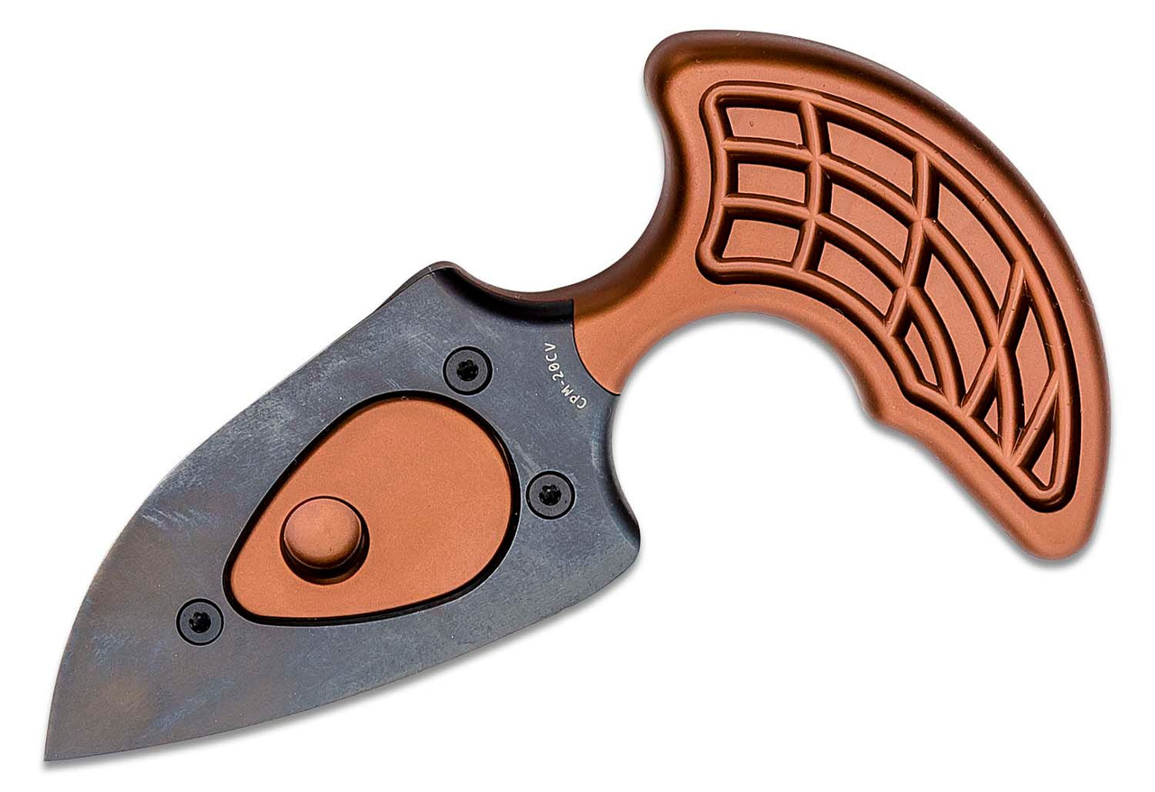 Heretic Sleight Modular Push Dagger Black DLC, Bronze Handle - Image 2