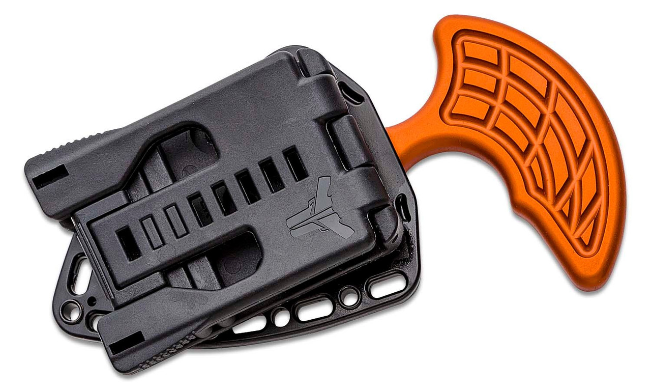 Heretic Sleight Modular Push Dagger Black DLC, Orange Handle - Image 4