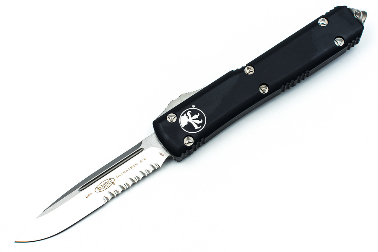 Microtech 121-5 Ultratech Satin, Black Aluminum Handle - Image 3