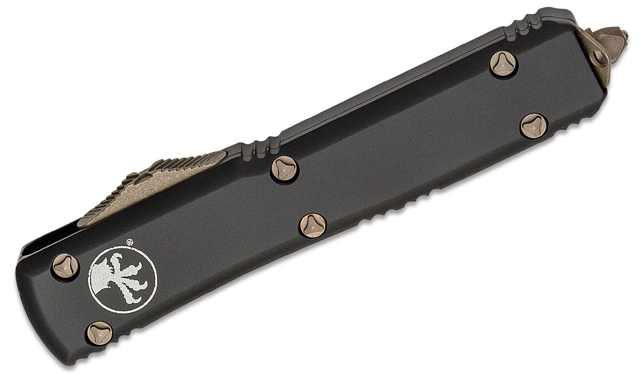 Microtech 121-13AP Ultratech Bronze Apocalyptic, BLK Handles - Image 3