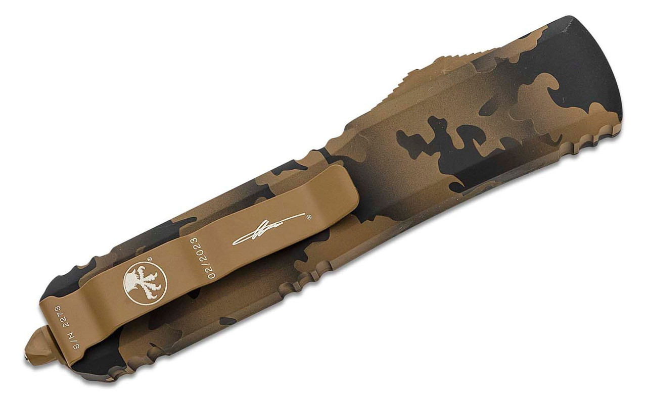 Microtech 121-1CCS Ultratech Drop Point Coyote Camo - Image 4