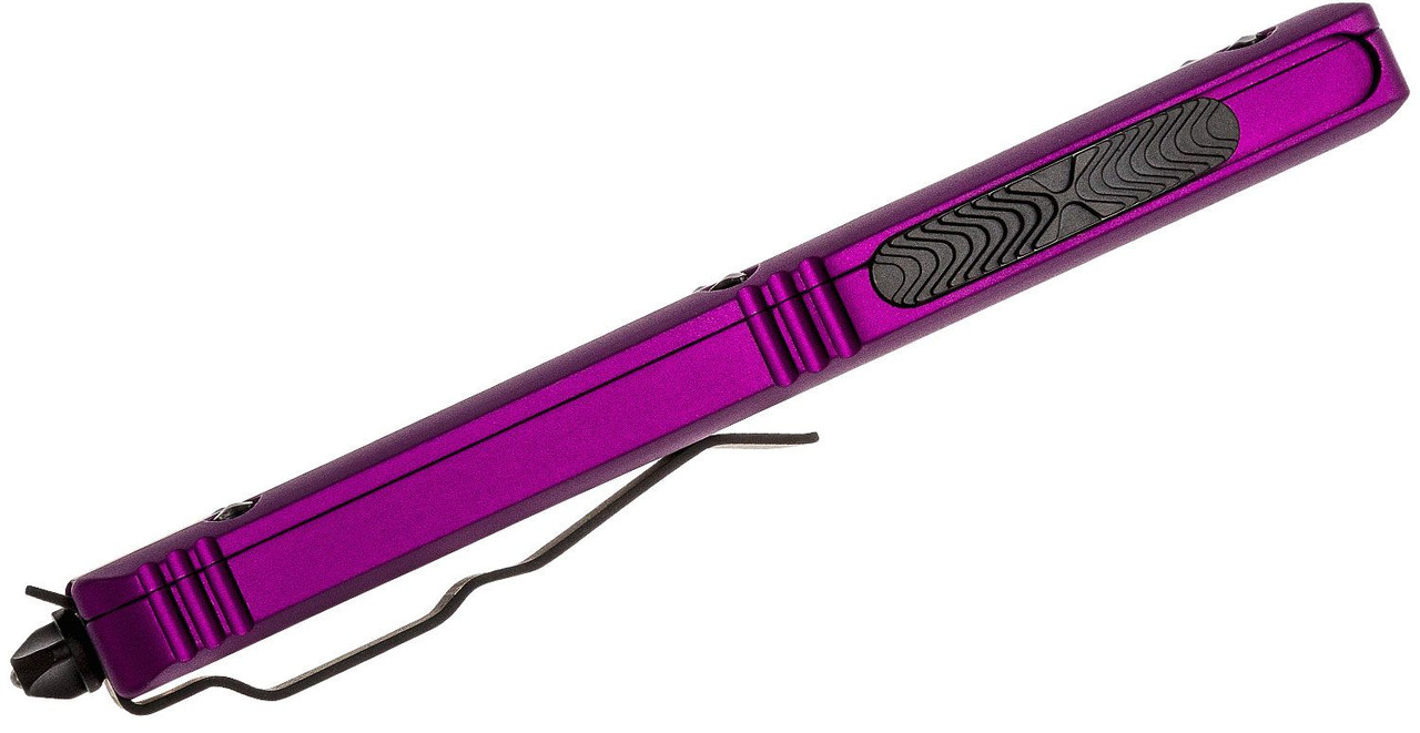 Microtech 121-1VI Ultratech Black, Violet Handles - Image 4