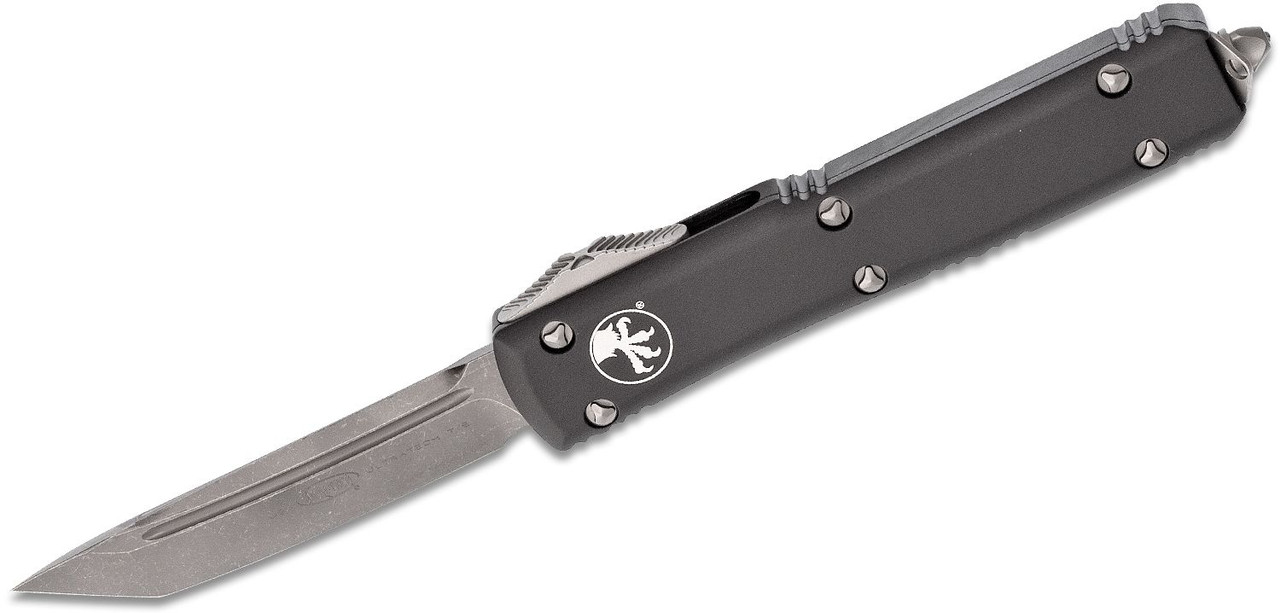 Microtech 123-10AP Ultratech Apocalyptic Tanto, BLK Handles