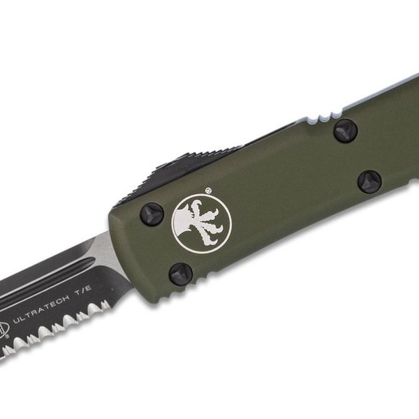 Microtech 123-2OD Ultratech Black Tanto, OD Green Handle