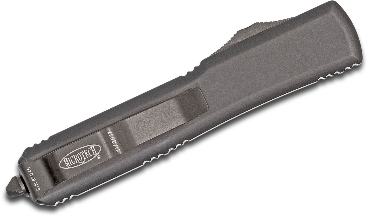 Microtech 123-3T Ultratech Tactical Blk Tanto, Blk Handle - Image 4