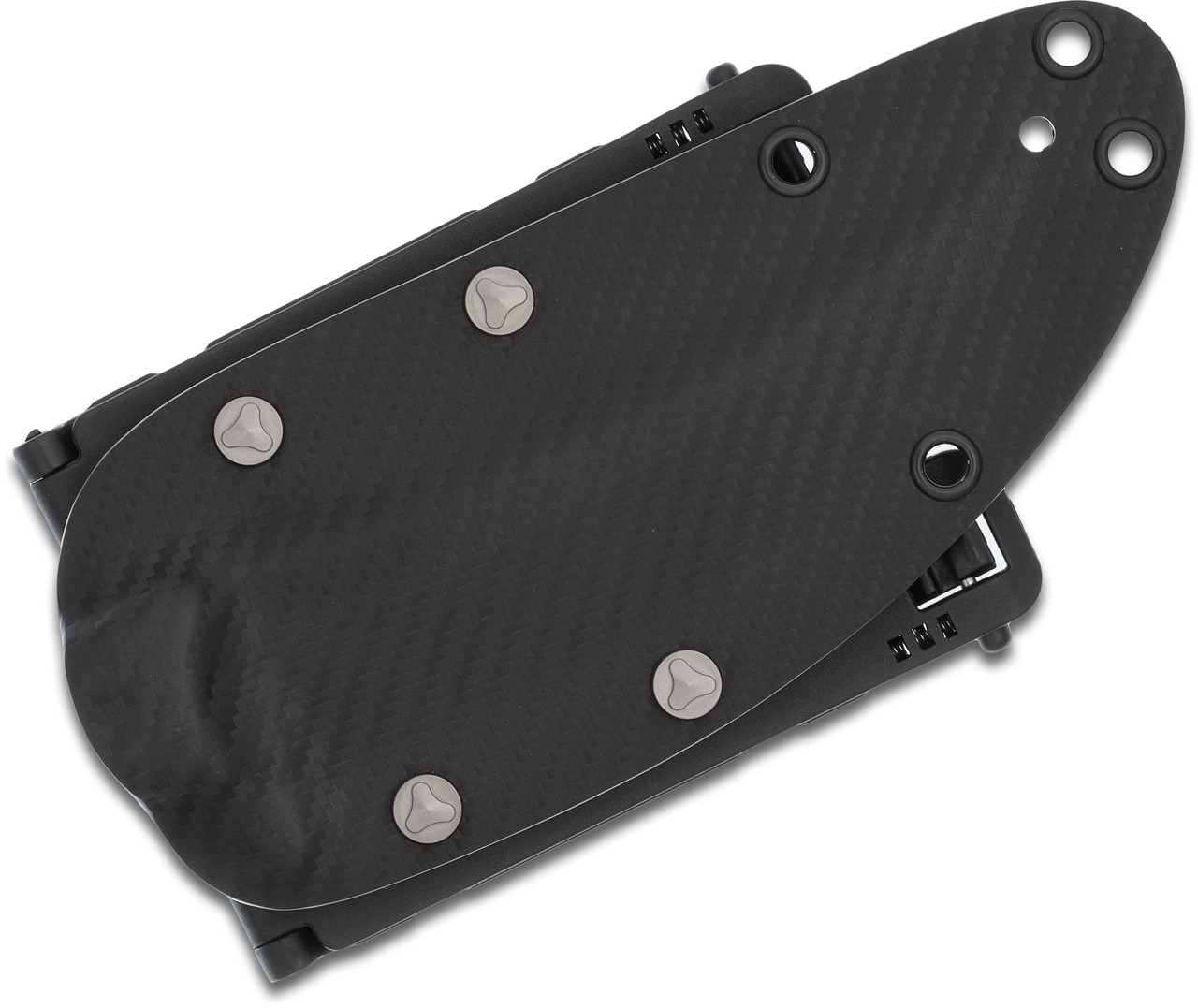 Microtech/Borka Blades 200-1DLC SBK, Carbon Fiber Handles - Image 3